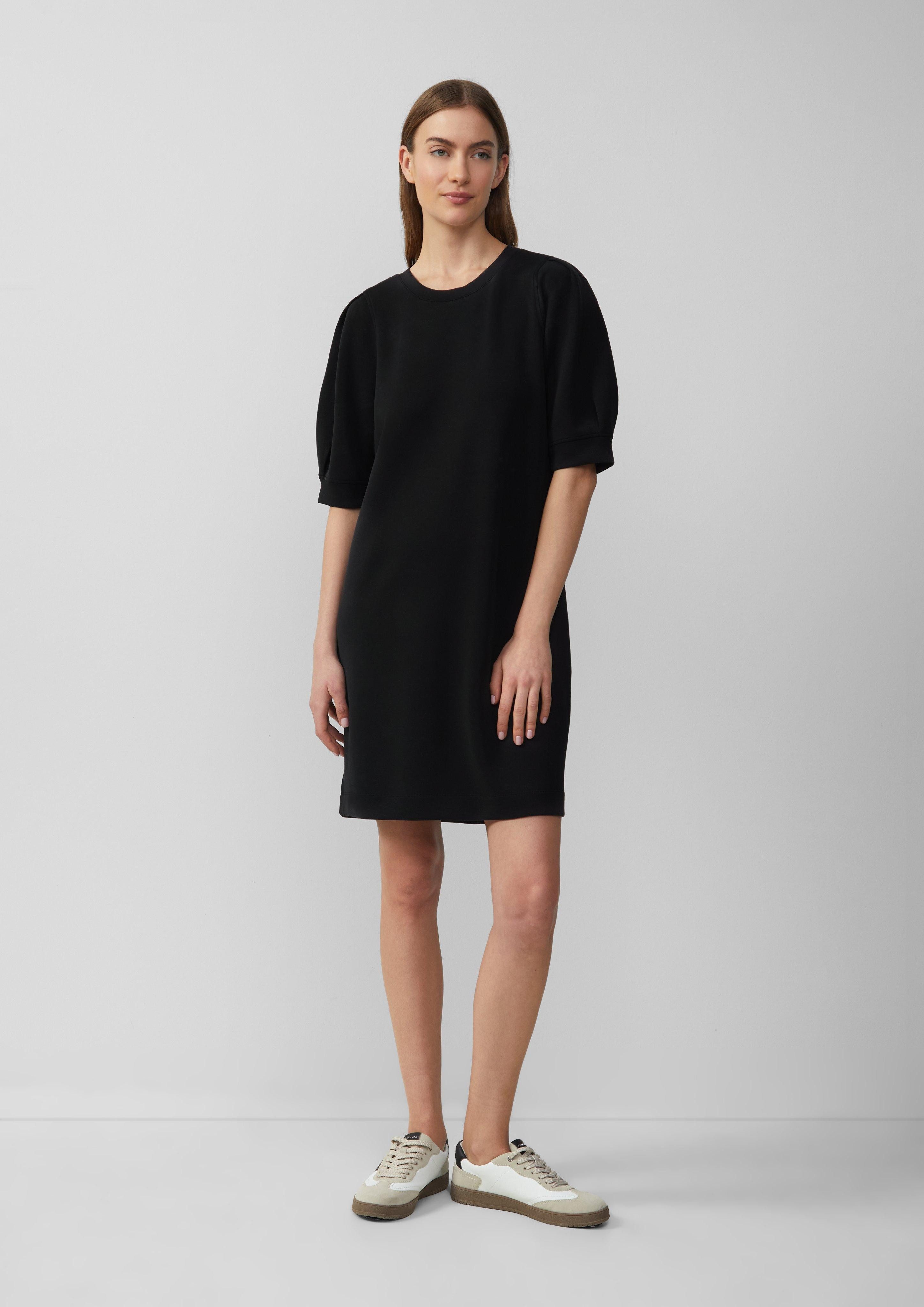 s.Oliver Minikleid Kurzes Scuba-Kleid mit Puffärmeln günstig online kaufen