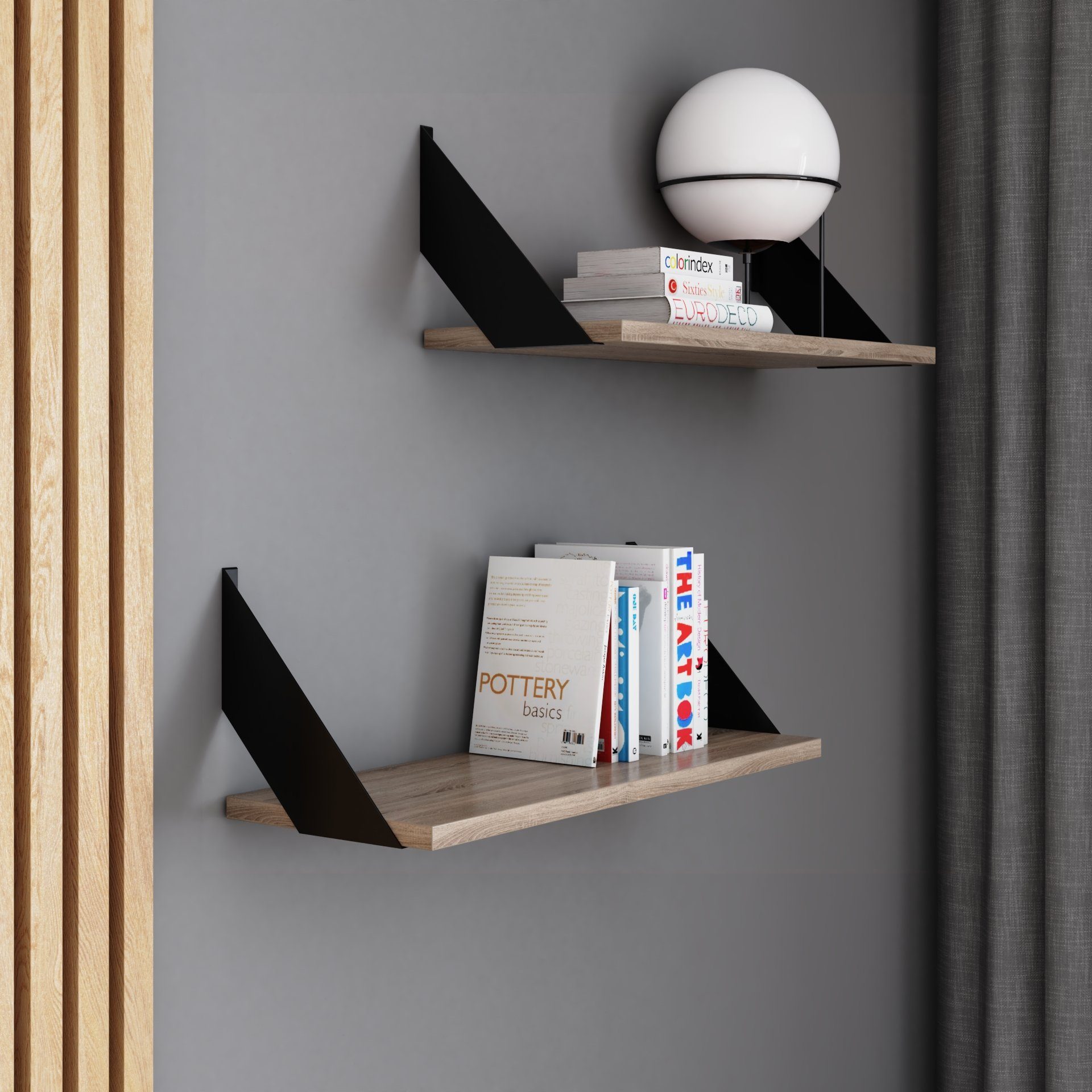 AKKE Wandregal, Hängeregal FLAT modern mit günstig online kaufen