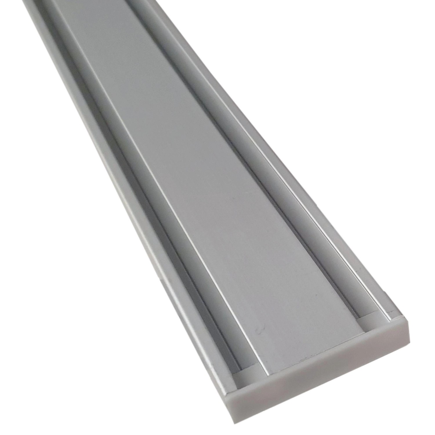 Bestlivings Vorhangschiene Aluminium Silber 2 Lauf 240 cm / 2 x 120 cm günstig online kaufen