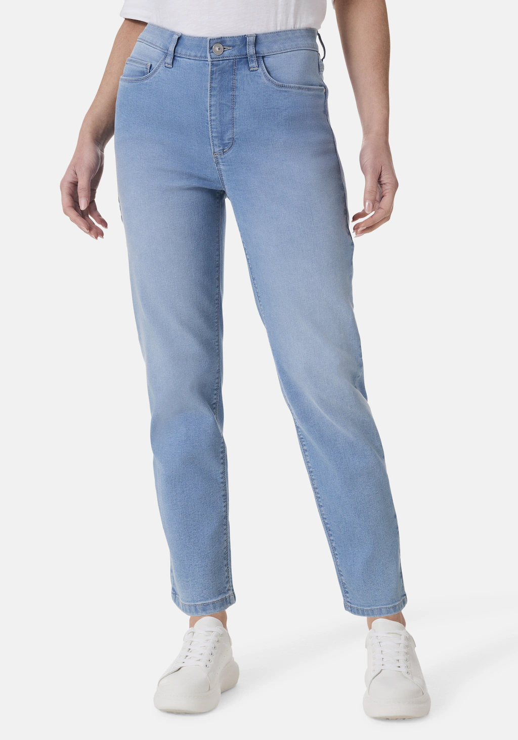 STOOKER WOMEN 5-Pocket-Jeans "Nizza Denim Tapered Fit", Tapered Fit Casual günstig online kaufen