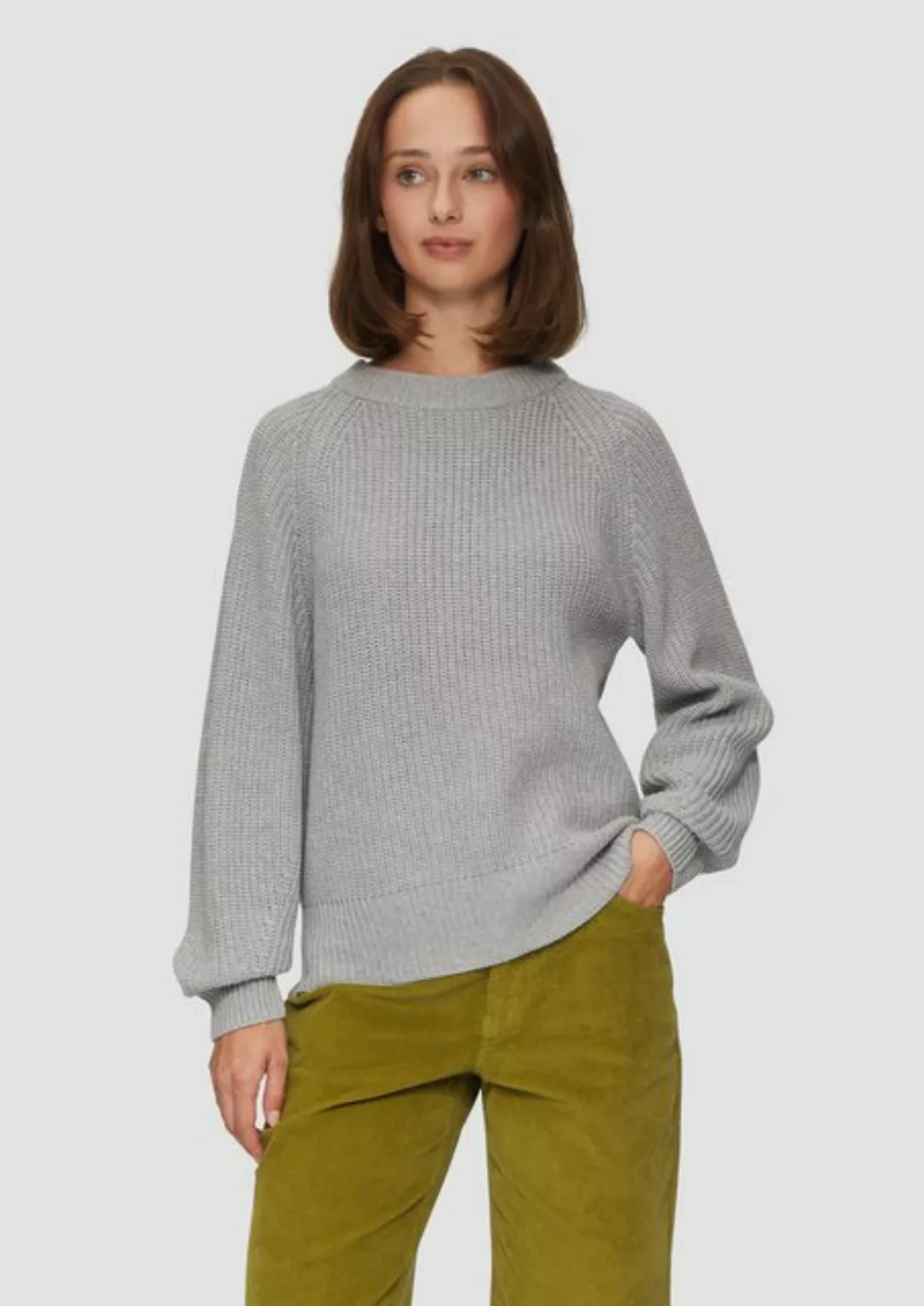 s.Oliver Strickpullover - Basic Strickpullover Damen - Pullover mit Raglanä günstig online kaufen