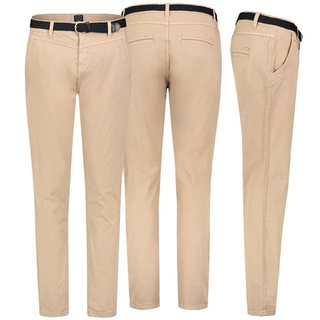 Urban Surface Chinos Damen Chino Hose Stoffhose inkl.Gürtel Businesshose So günstig online kaufen