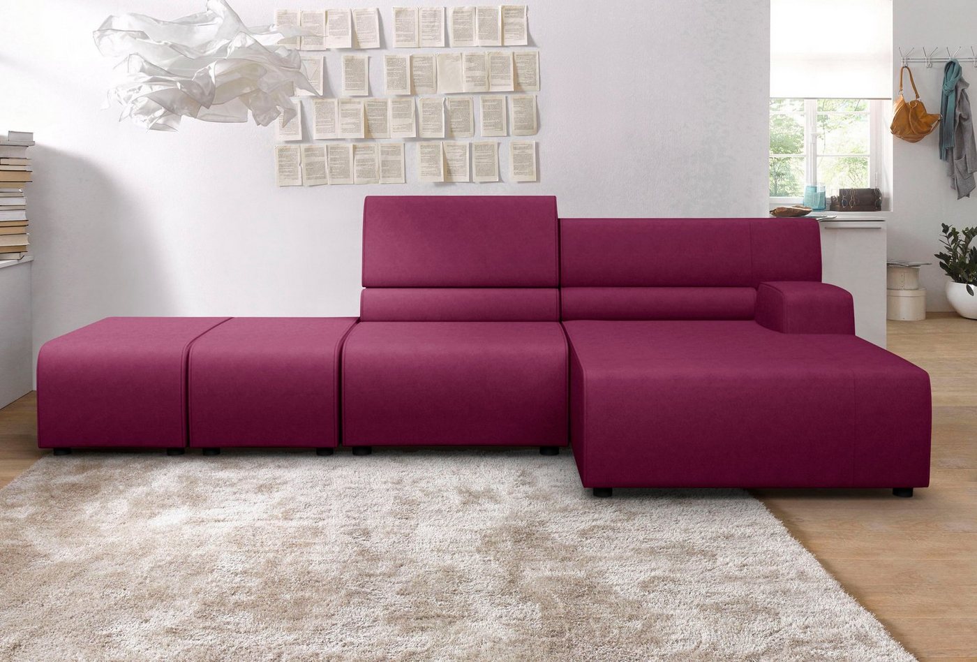 Egoitaliano Ecksofa Babouche, Designsofa mit außergewöhnlichem Sitzkomfort günstig online kaufen