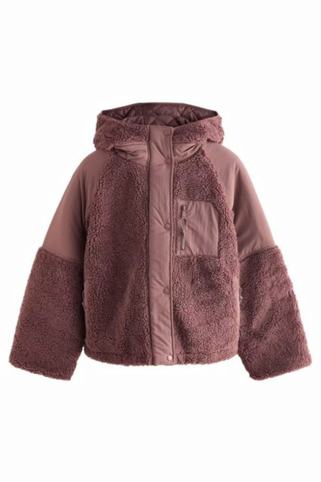 Next Fleecejacke Teddyfelljacke, Kurzgröße (1-St) günstig online kaufen