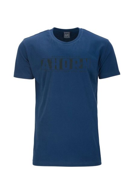 AHORN SPORTSWEAR T-Shirt TRADITIONAL_vulcan grey mit modischem Frontprint günstig online kaufen