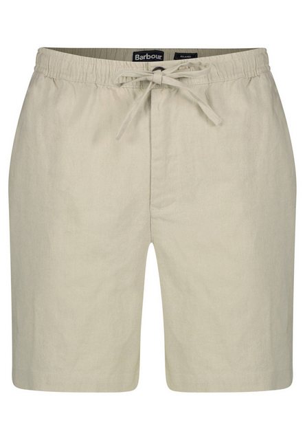 Barbour Shorts Herren Shorts aus Leinen und Baumwolle Relaxed Fit (1-tlg) günstig online kaufen