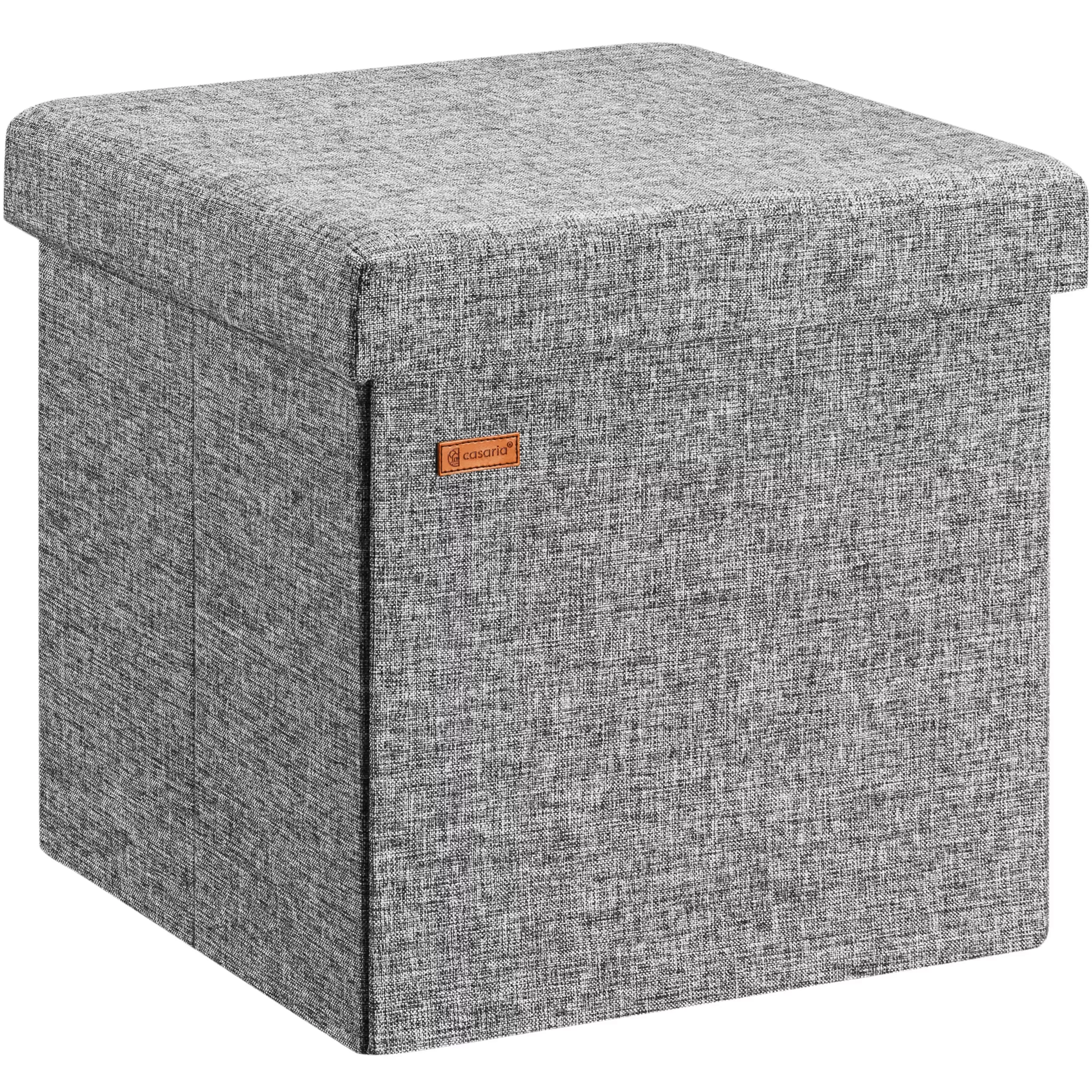 Sitzhocker Grau 38x38x38cm faltbar günstig online kaufen