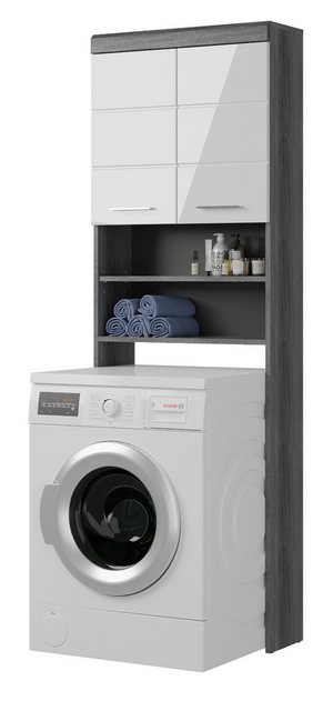 Inn.Furn Waschmaschinenumbauschrank Shawn (Waschmaschinenschrank weiß und g günstig online kaufen