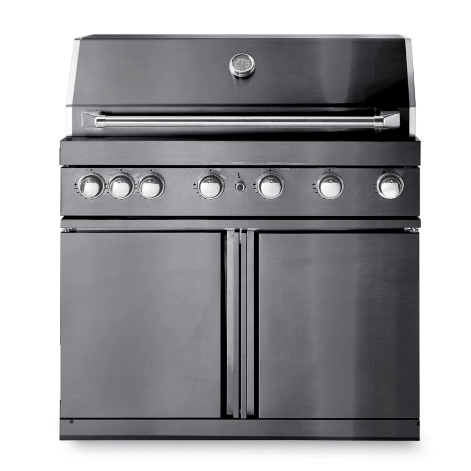 MyOutdoorKitchen Freistehender Gasgrill mit 6 Brennern und Heckbrenner Blac günstig online kaufen