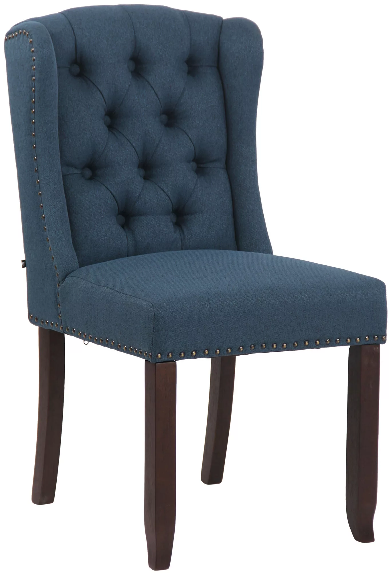 Stuhl Allada Stoff antik blau günstig online kaufen