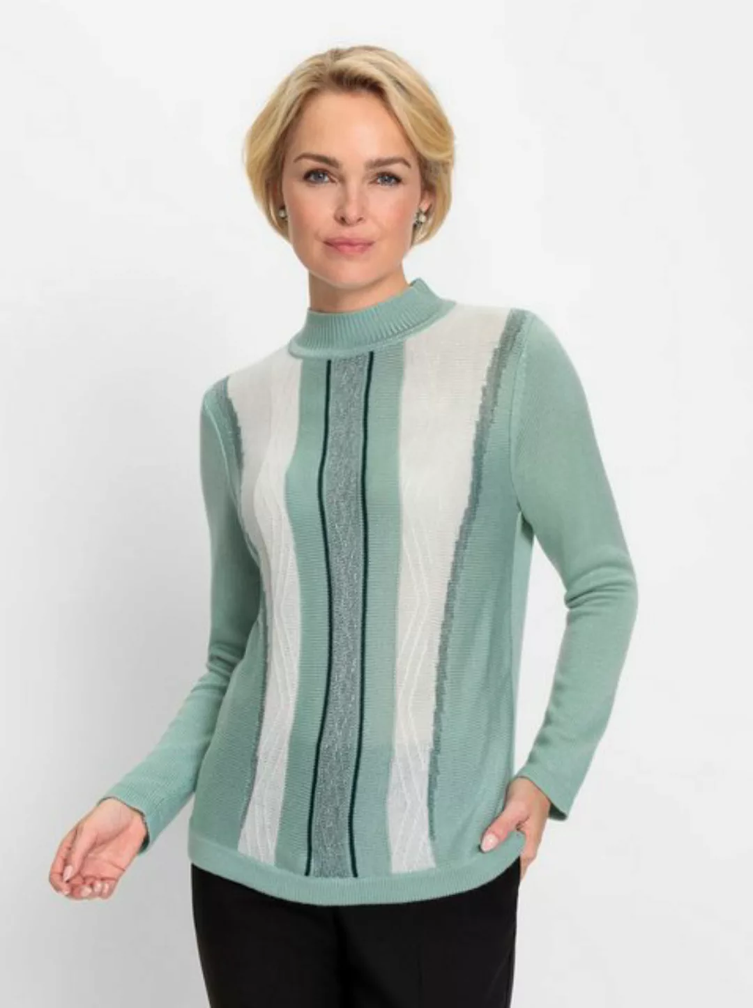 Witt Strickpullover Stehkragenpullover günstig online kaufen