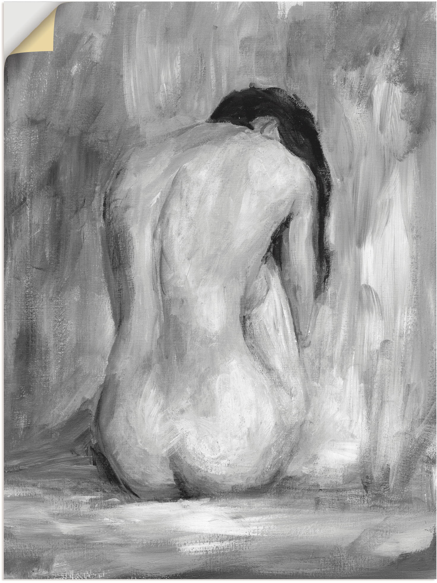 Artland Wandbild »Figur in schwarz & weiß II«, Frau, (1 St.), als Alubild, günstig online kaufen