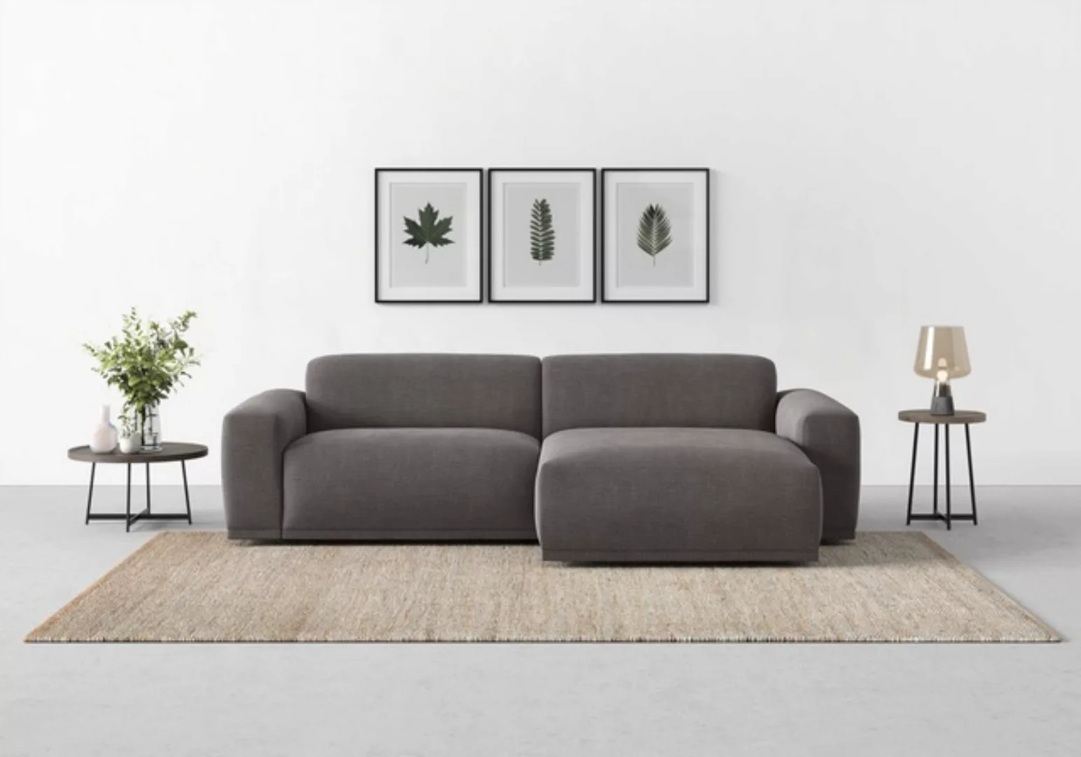 TRENDMANUFAKTUR Ecksofa "Braga, mit hochwertigem Kaltschaum, L-Form, in Cor günstig online kaufen