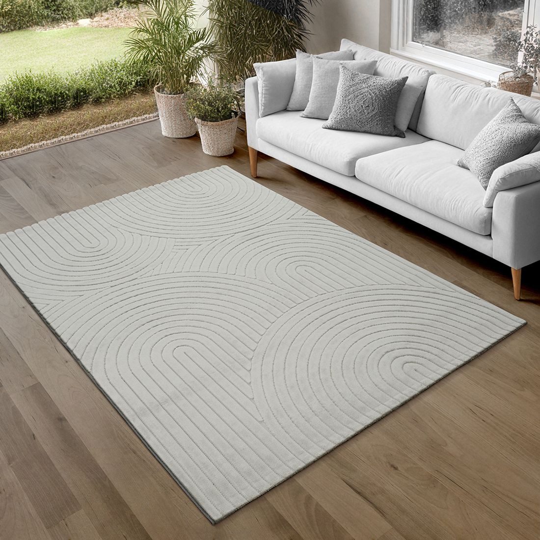 the carpet Teppich »Parma«, rechteckig, 10 mm Höhe, moderne Wohnzimmer Tepp günstig online kaufen