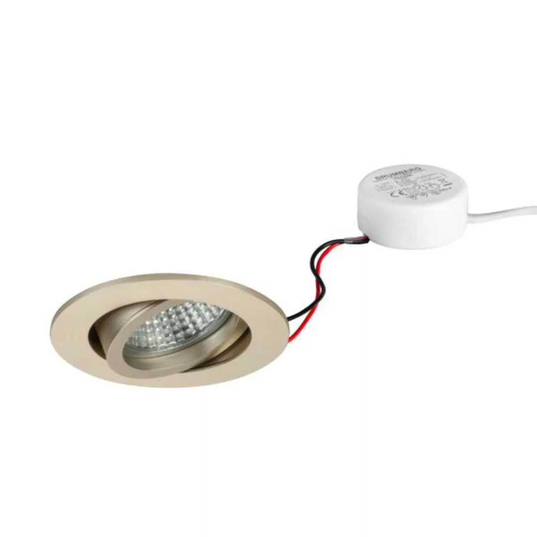 BRUMBERG LED-Einbauspot Tirrel-R, RC, Treiber rund, hellgold günstig online kaufen
