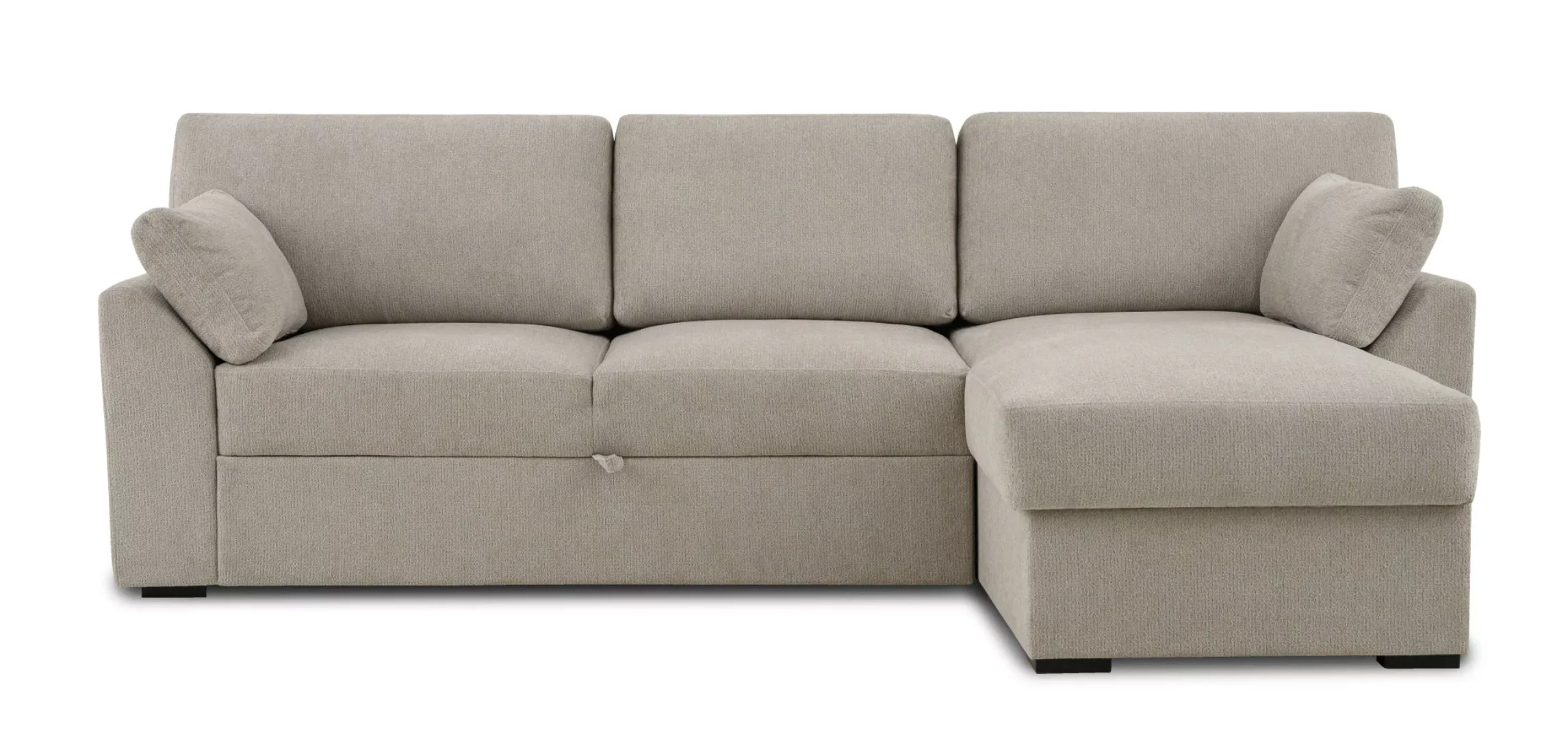 Home affaire Ecksofa "Citry", Breite 246 cm, Chenille, Bettfunktion, Bettka günstig online kaufen