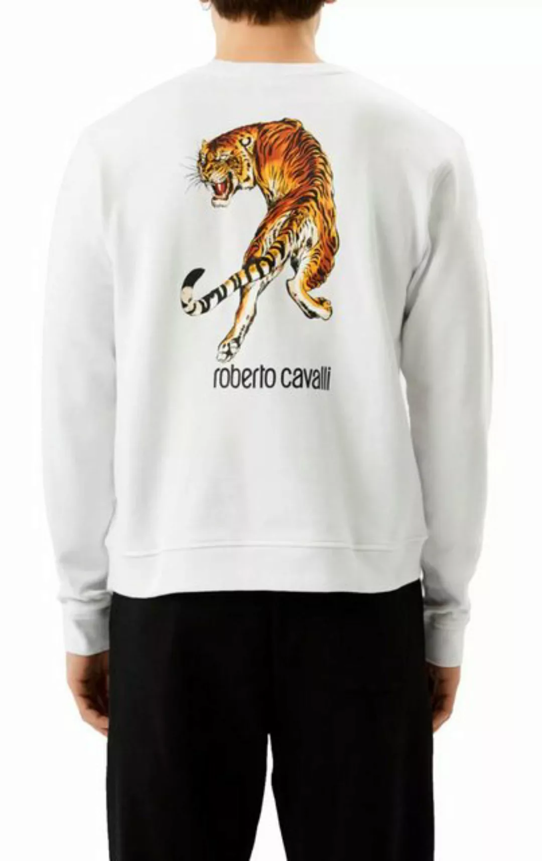 roberto cavalli Sweatshirt Firenze Tiger Sweatshirt Ob Freizeit, Streetwear günstig online kaufen