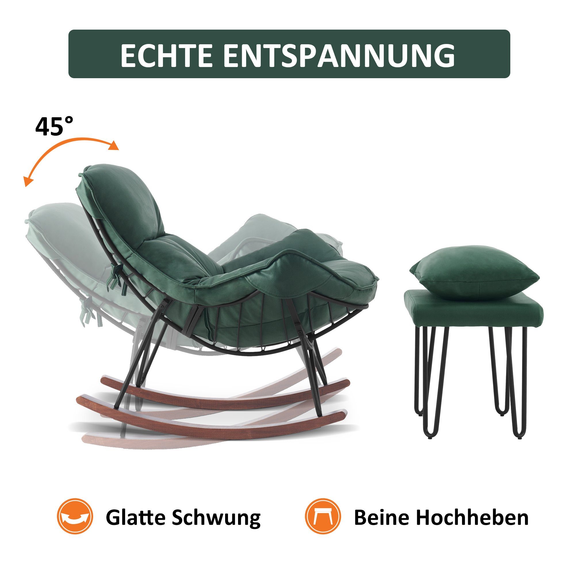 MCombo Schaukelstuhl M MCombo Sessel Schaukelsessel günstig online kaufen