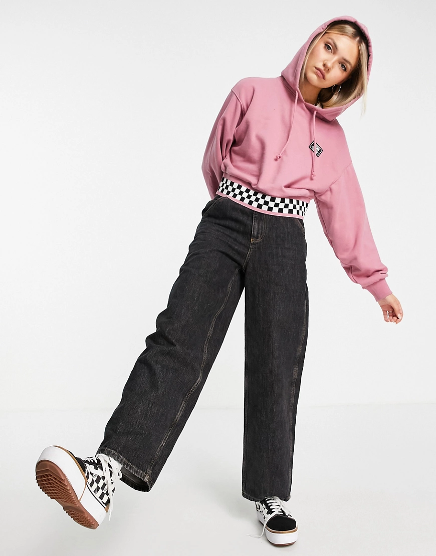 Vans – Boom Boom 66 – Kapuzenpullover in Rosa günstig online kaufen