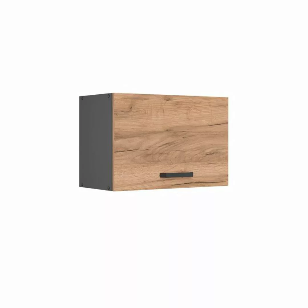 Vicco Küchenschrank Hängeschrank 60 cm flach R-Line Anthrazit gold günstig online kaufen