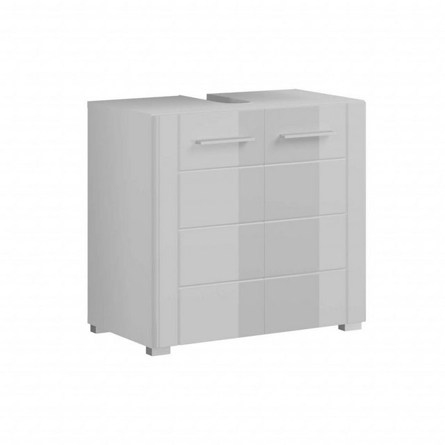freiraum Waschbeckenunterschrank in Weiß Hochglanz - 60x56x34cm (BxHxT) günstig online kaufen