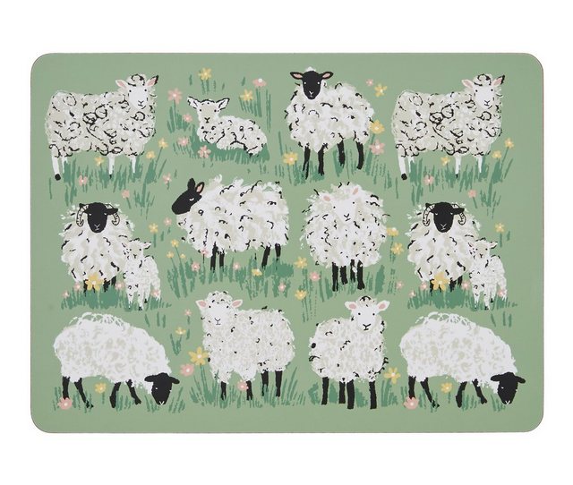 Platzset, Woolly Sheep, Ulster Weavers, (Set, 4-St., 4-teilig), Tischset Ko günstig online kaufen