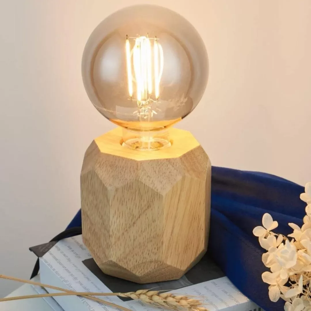 Pauleen Tischleuchte »Woody Sparkle«, 1 flammig-flammig günstig online kaufen