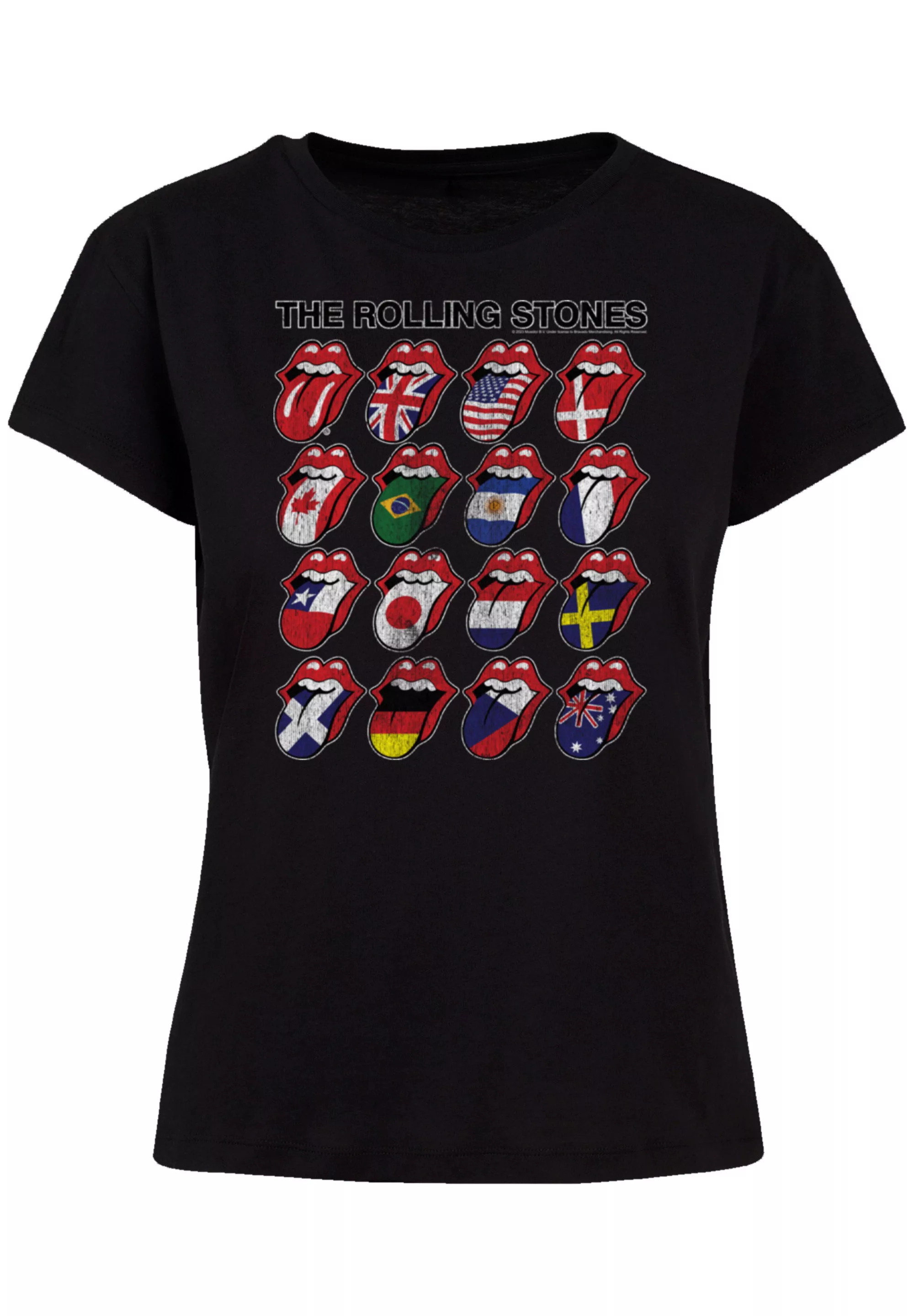 F4NT4STIC T-Shirt "The Rolling Stones Voodoo Lounge Tongues", Musik, Band, günstig online kaufen