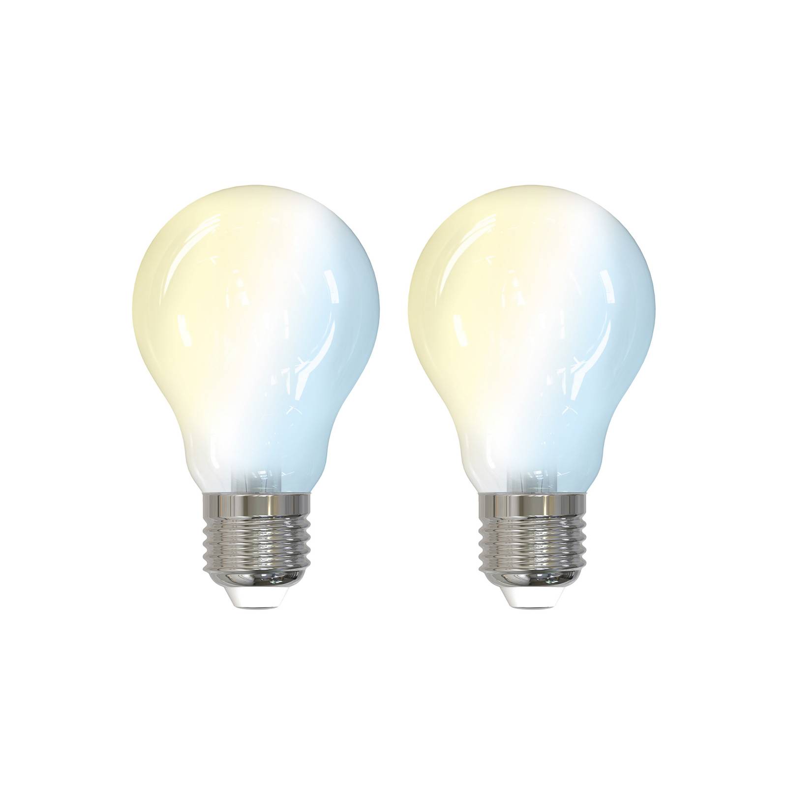 Prios LED-E27-Leuchtmittel A60 7W, WLAN, matt, 2er günstig online kaufen