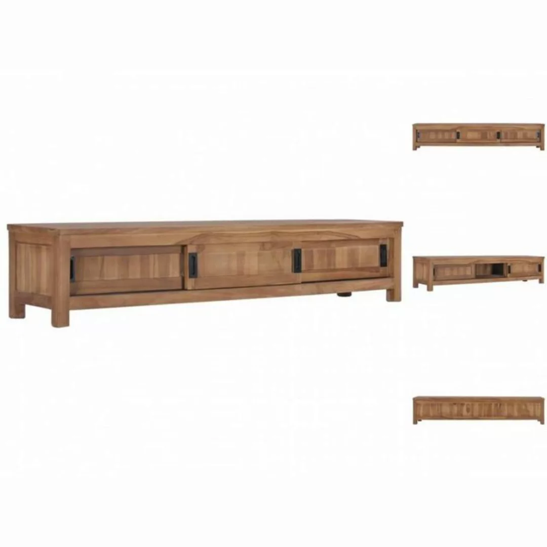 Tv-schrank 150 X 30 X 30 Cm Massivholz Teak günstig online kaufen