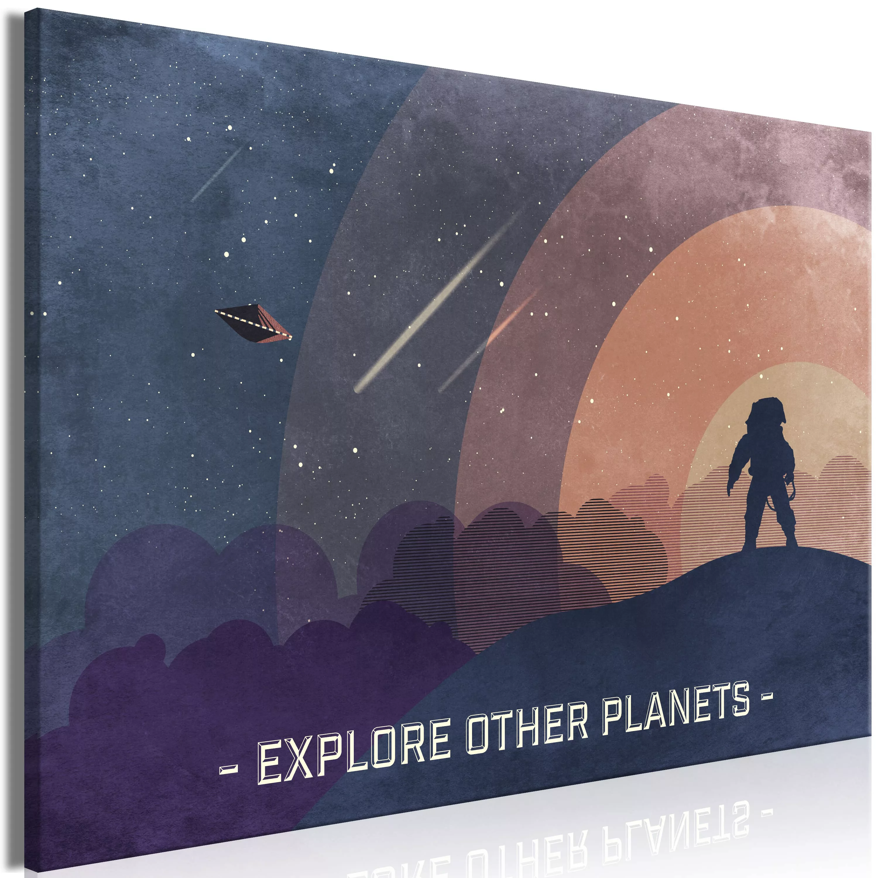 Wandbild - Explore Other Planets (1 Part) Wide günstig online kaufen