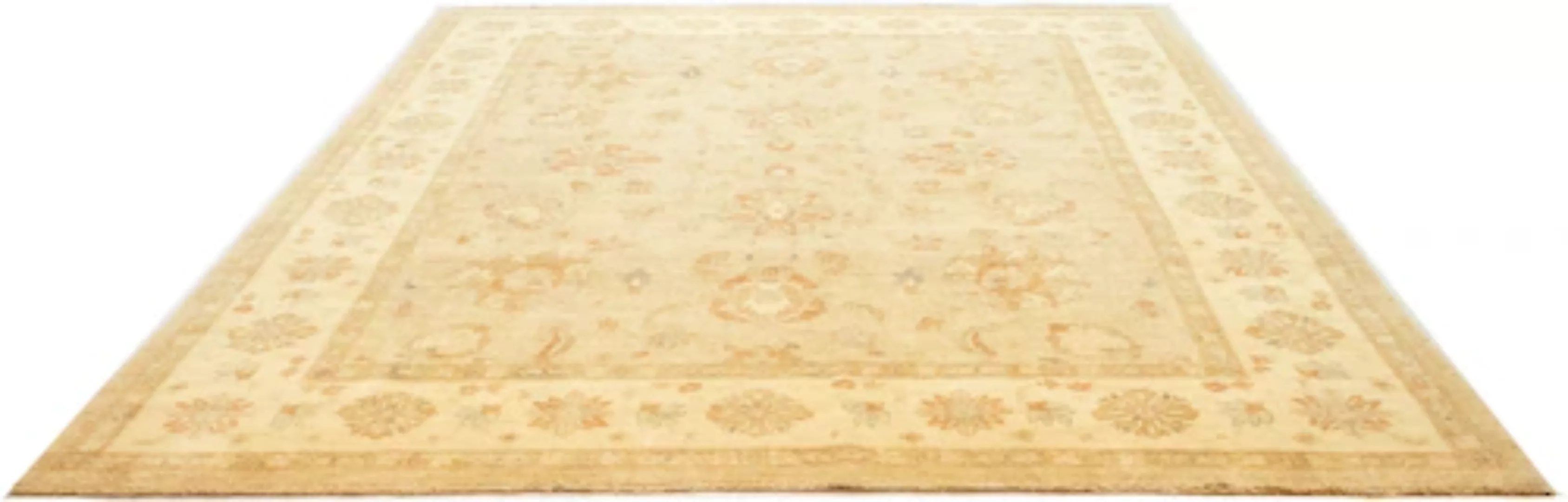morgenland Wollteppich »Ziegler Teppich handgeknüpft hellbeige«, rechteckig günstig online kaufen