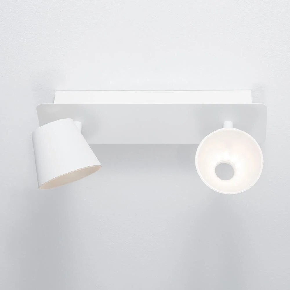 LED Deckenleuchte Biagio in Weiß-matt 2x 6W 620lm günstig online kaufen