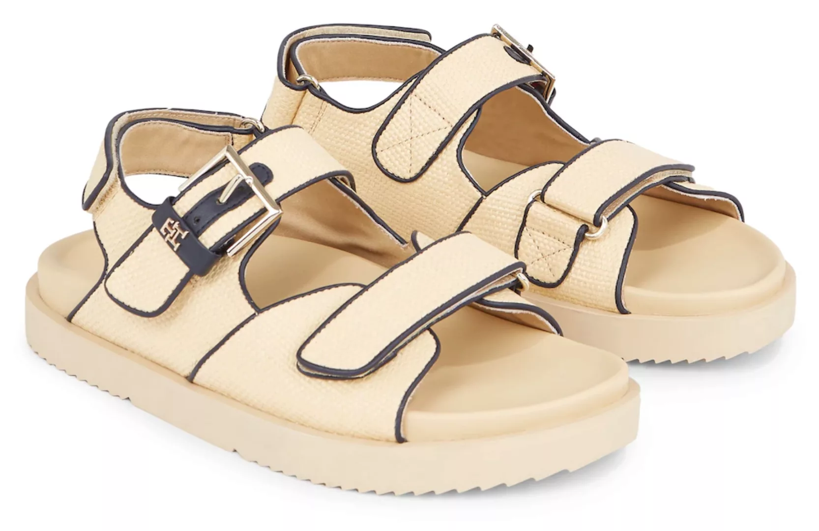 Tommy Hilfiger Riemchensandale "RAFIA SPORTY SANDAL", Sommerschuh, Sandalet günstig online kaufen