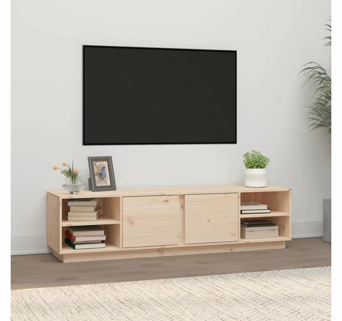 furnicato TV-Schrank 156x40x40 cm Massivholz Kiefer günstig online kaufen
