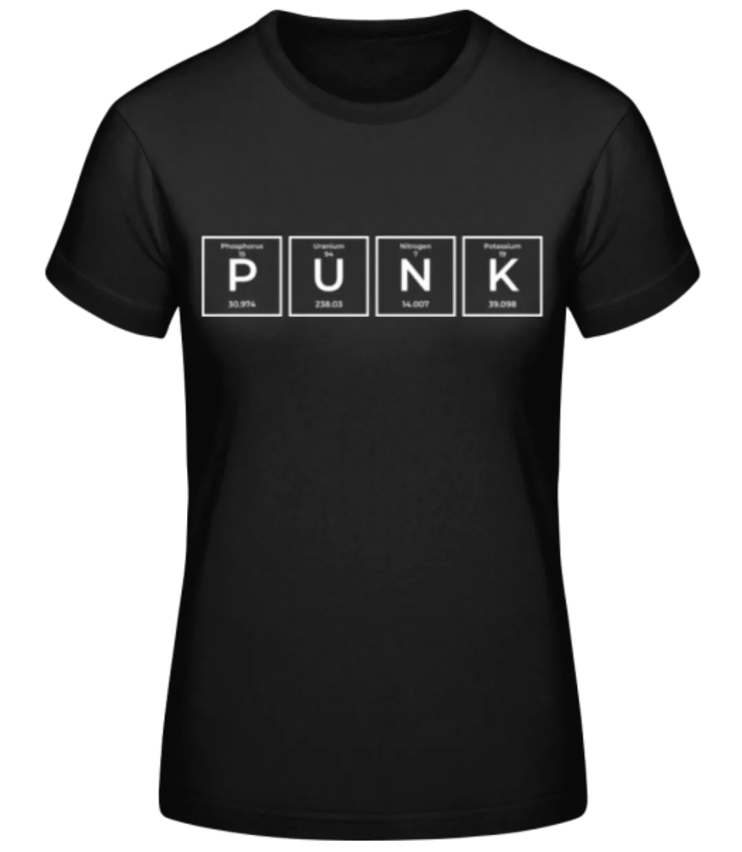 Punk Periodic Table · Frauen Basic T-Shirt günstig online kaufen