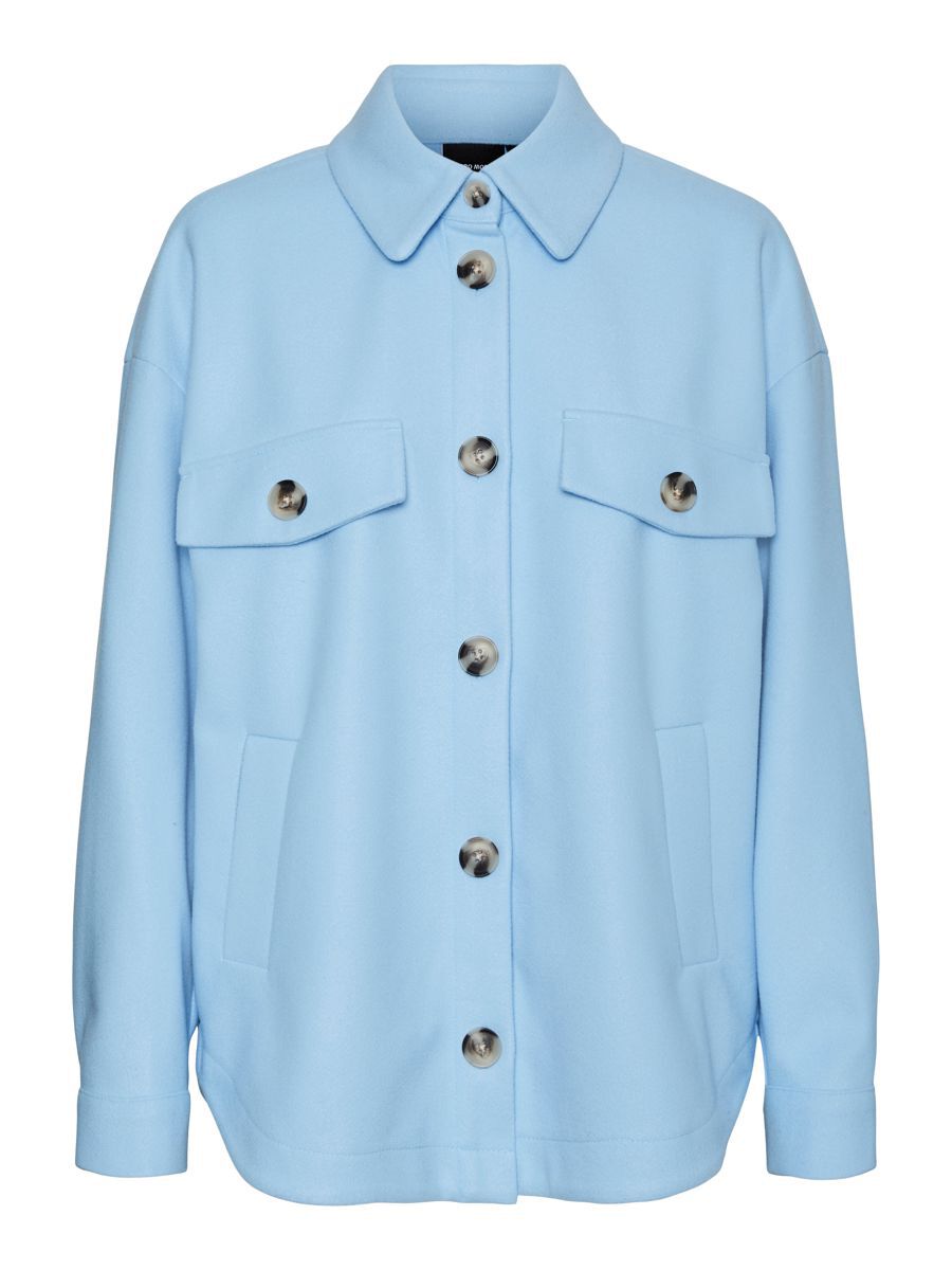 VERO MODA Hemd Jacke Damen Blau günstig online kaufen