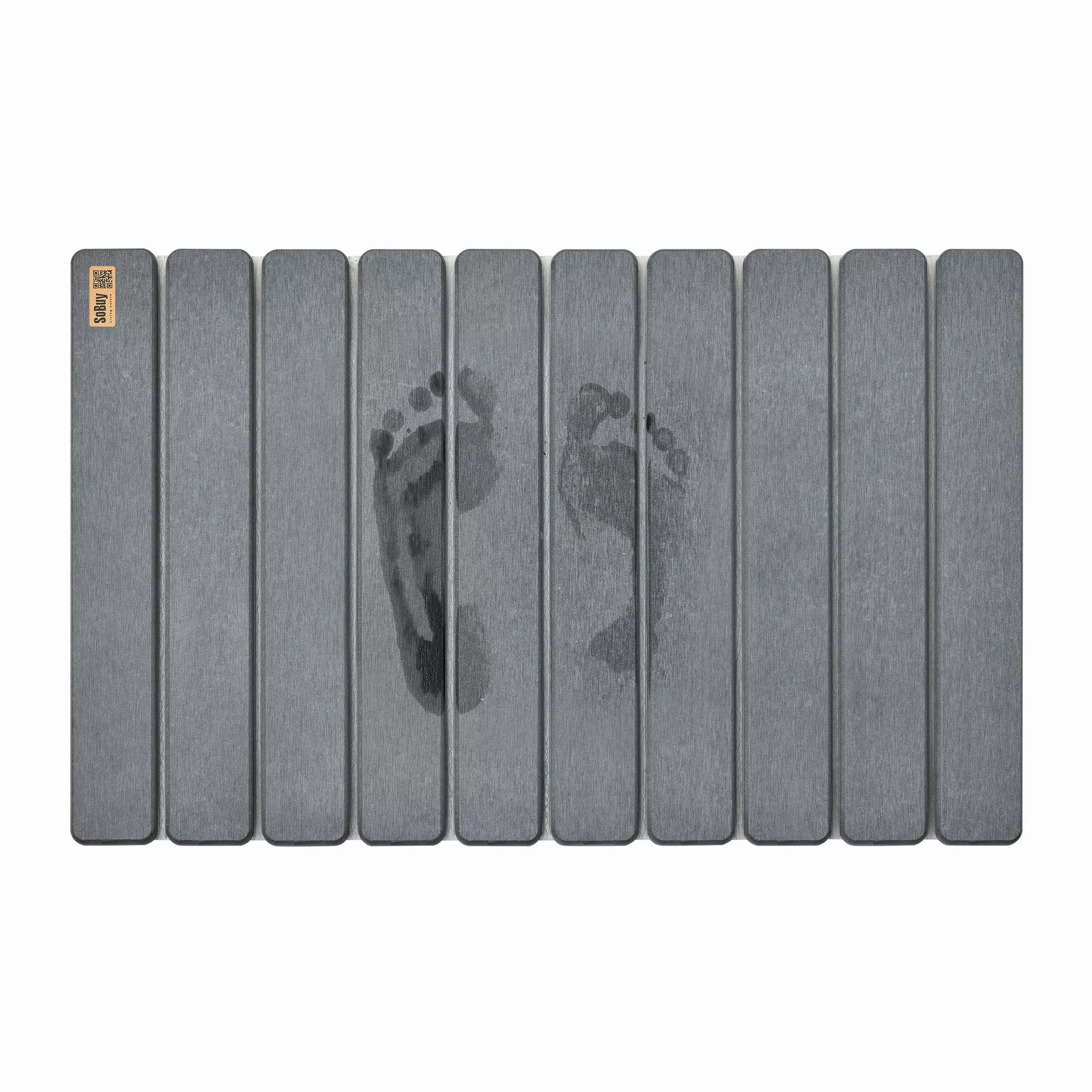 SoBuy Badematte SDA10, Stein Badematte Kieselgur-Duschmatte, günstig online kaufen