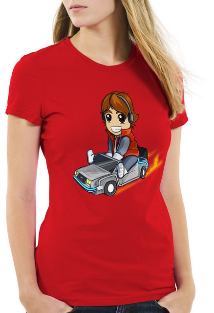 style3 T-Shirt Marty McFly chibi zeitreise zurück in die zukunft günstig online kaufen