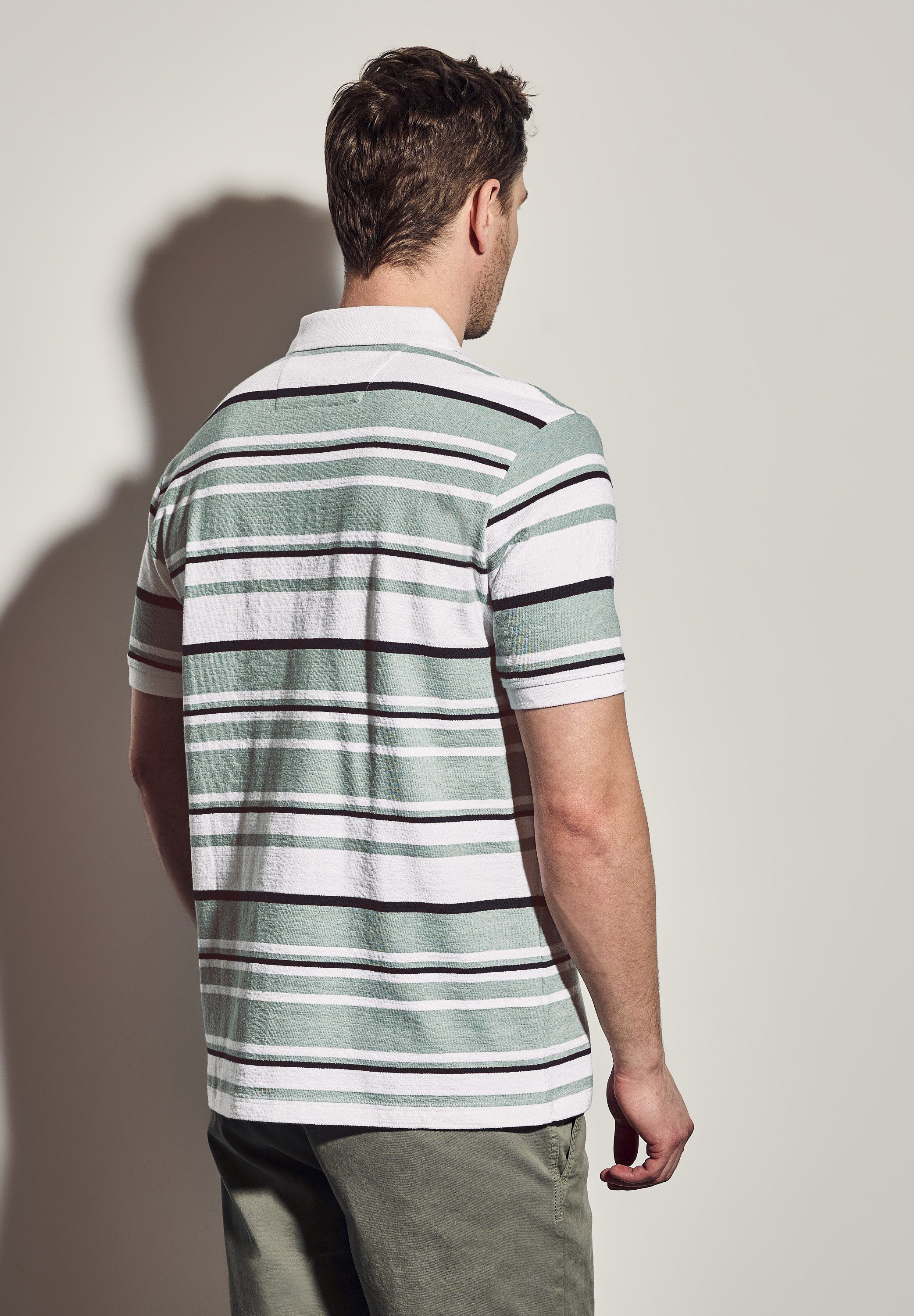 STREET ONE MEN Poloshirt aus reiner günstig online kaufen