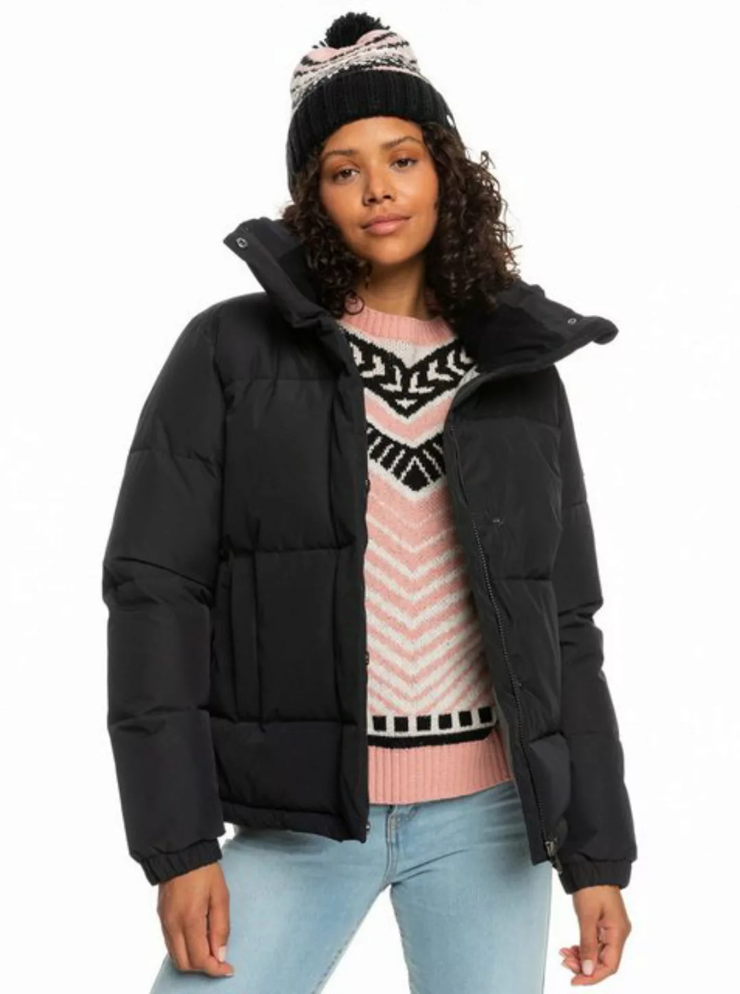 Roxy Bomberjacke ROXY Winter Rebel Bomber Jacke schwarz XL günstig online kaufen