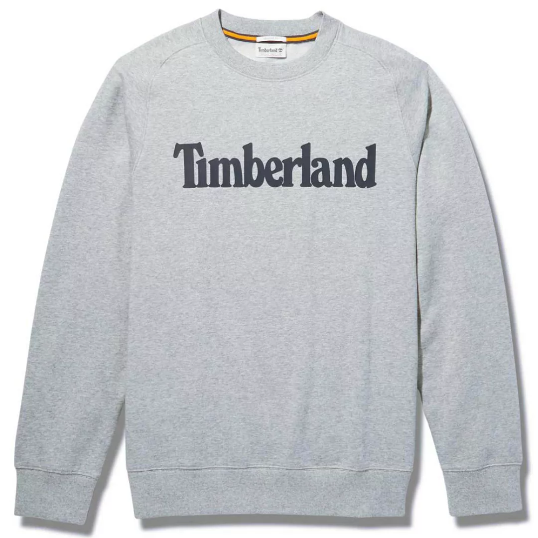 Timberland Oyster River Linear Logo Crew Sweatshirt 2XL Medium Grey Heather günstig online kaufen