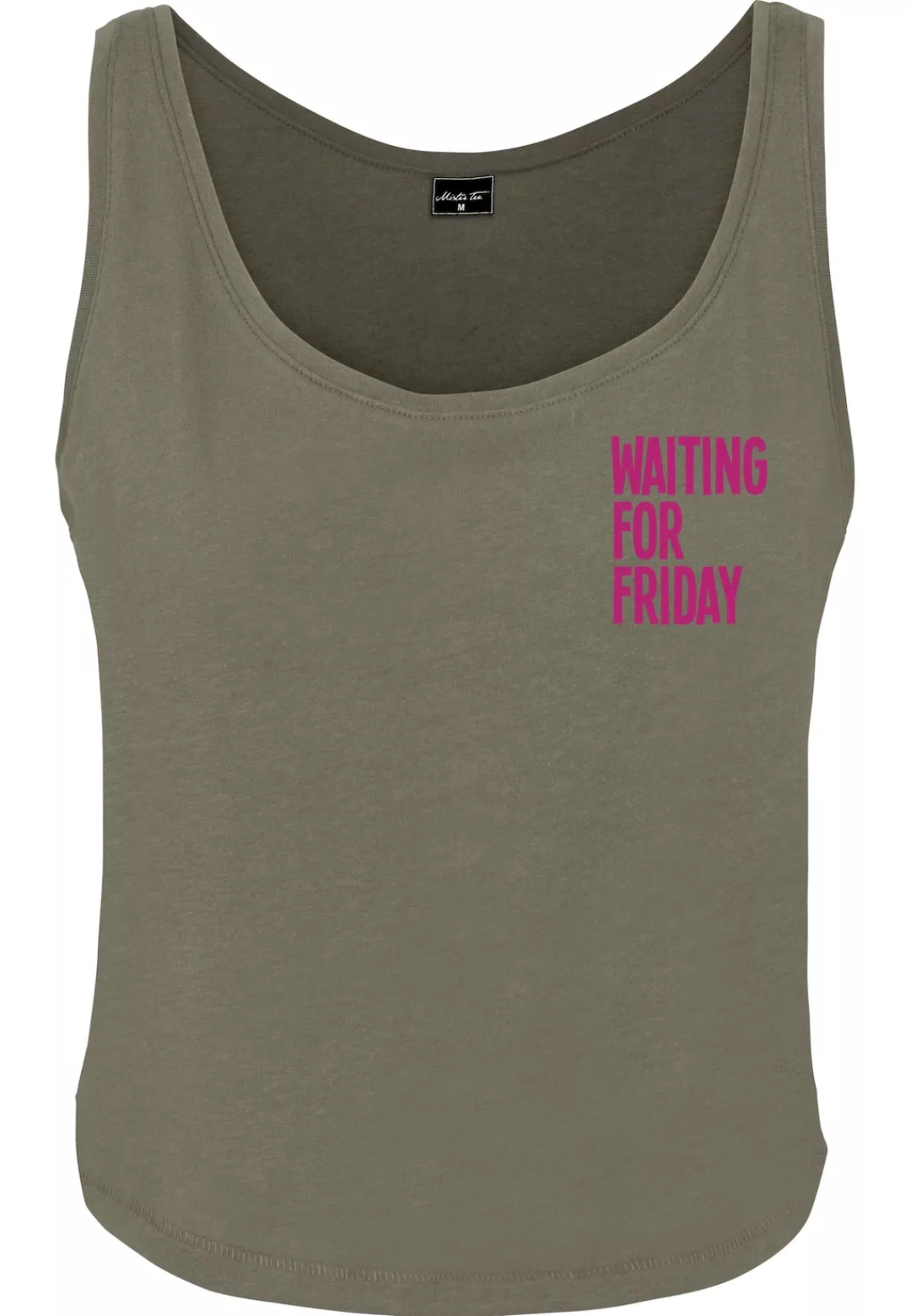 MisterTee Muskelshirt "MisterTee Damen Ladies Waiting For Friday Box Tank", günstig online kaufen
