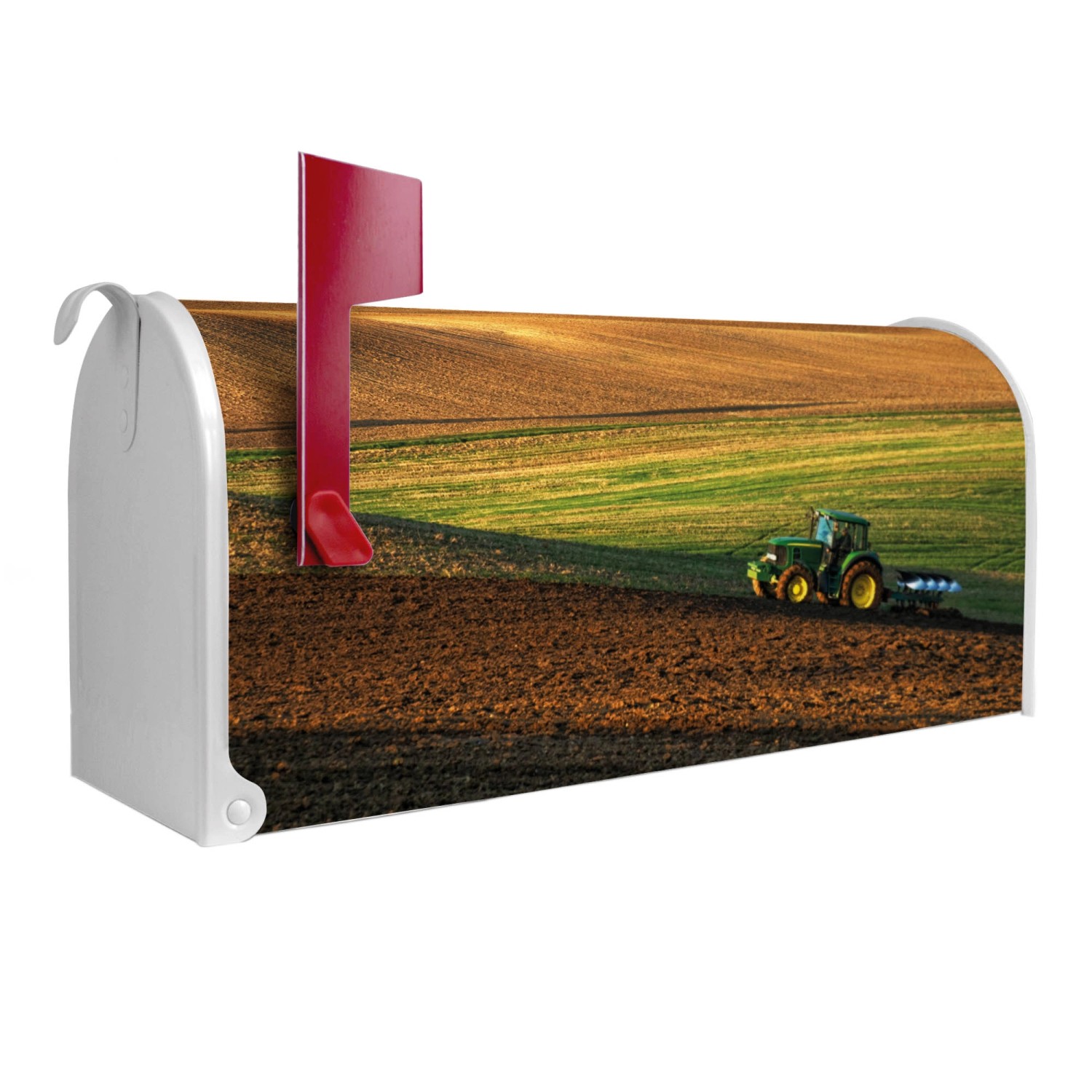 Banjado Amerikanischer Briefkasten Weiß 48x22x16cm US Mailbox Letterbox Pos günstig online kaufen