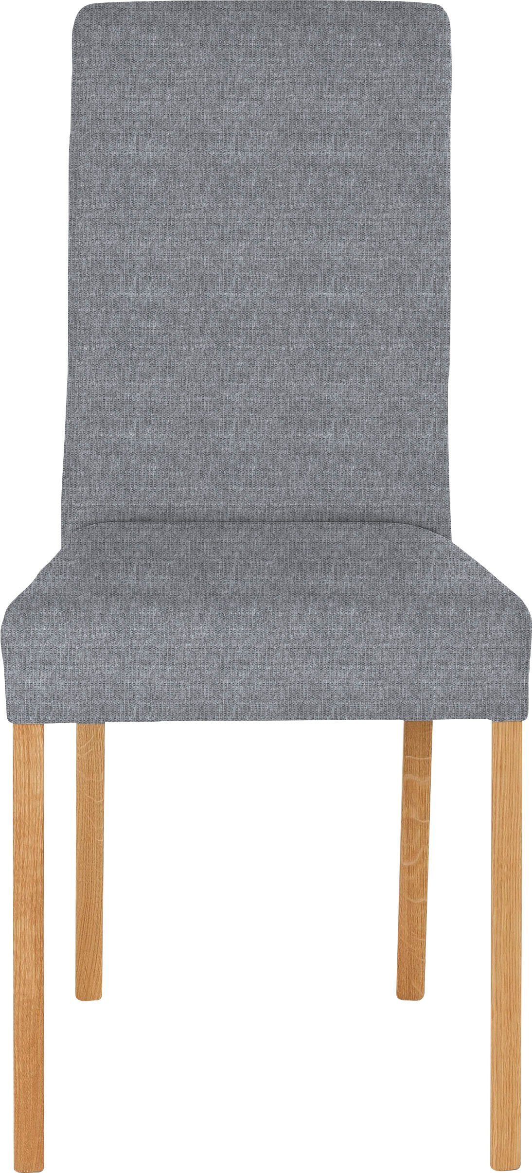 Home affaire 4-Fußstuhl "Bologna", (Set), 4 St., Strukturstoff, Gestell aus günstig online kaufen