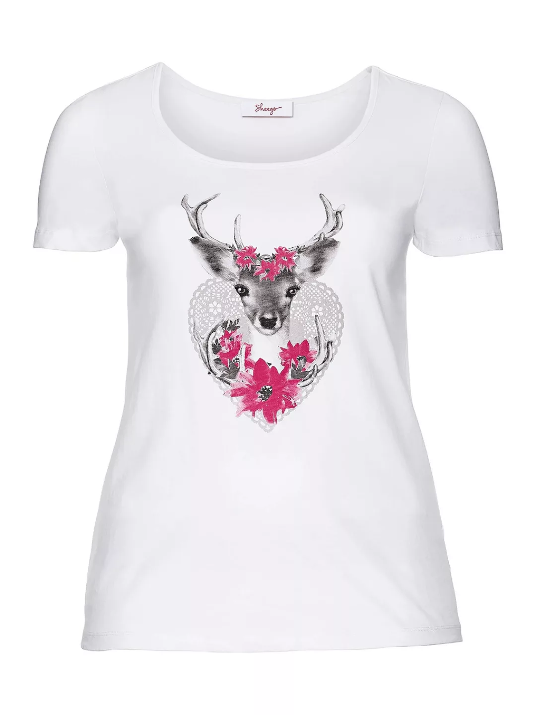 Sheego T-Shirt "Große Größen", mit Frontprint günstig online kaufen