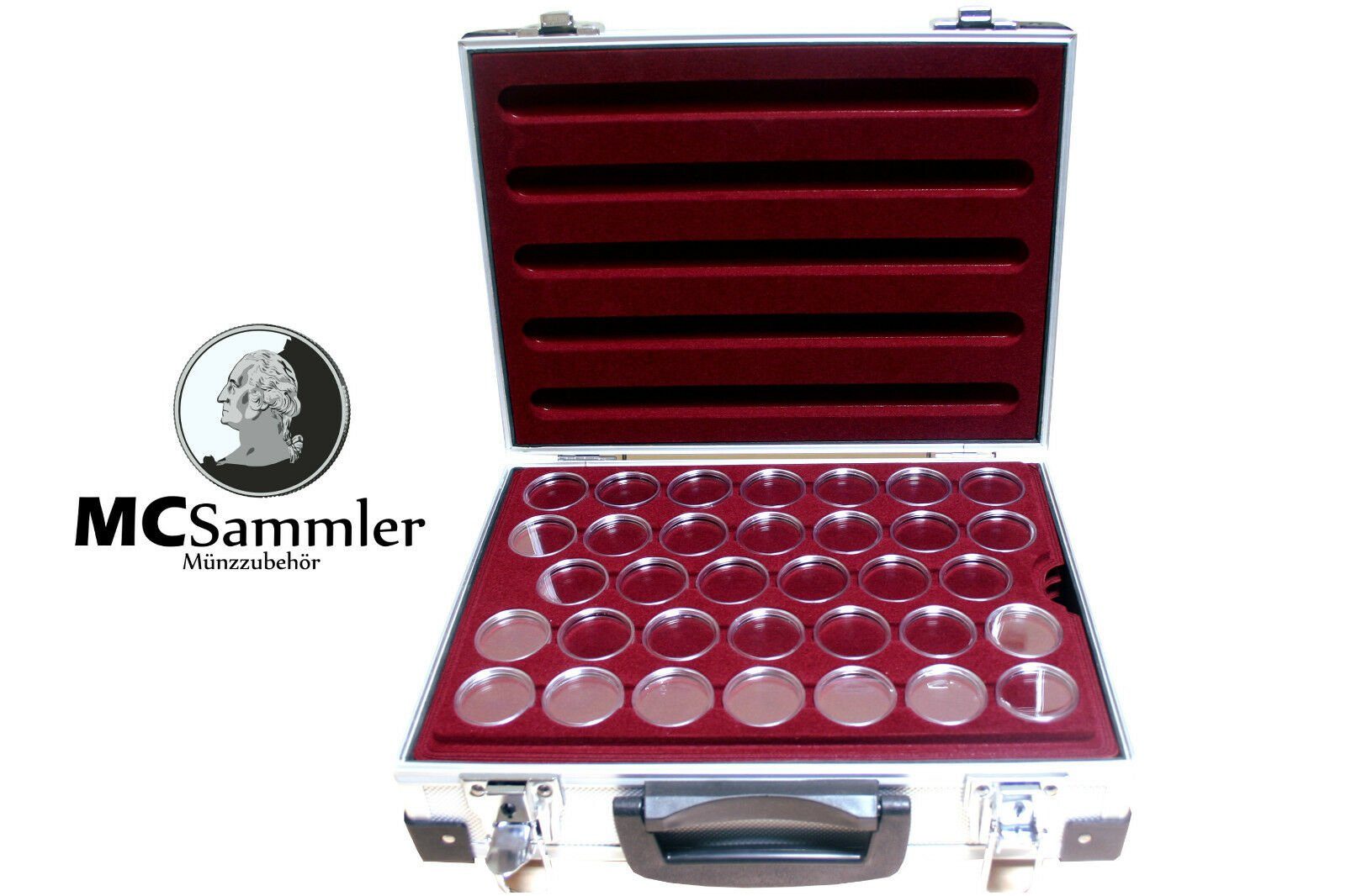 MC.Sammler Aufbewahrungsbox MC.Sammler Alu Münzkoffer für günstig online kaufen