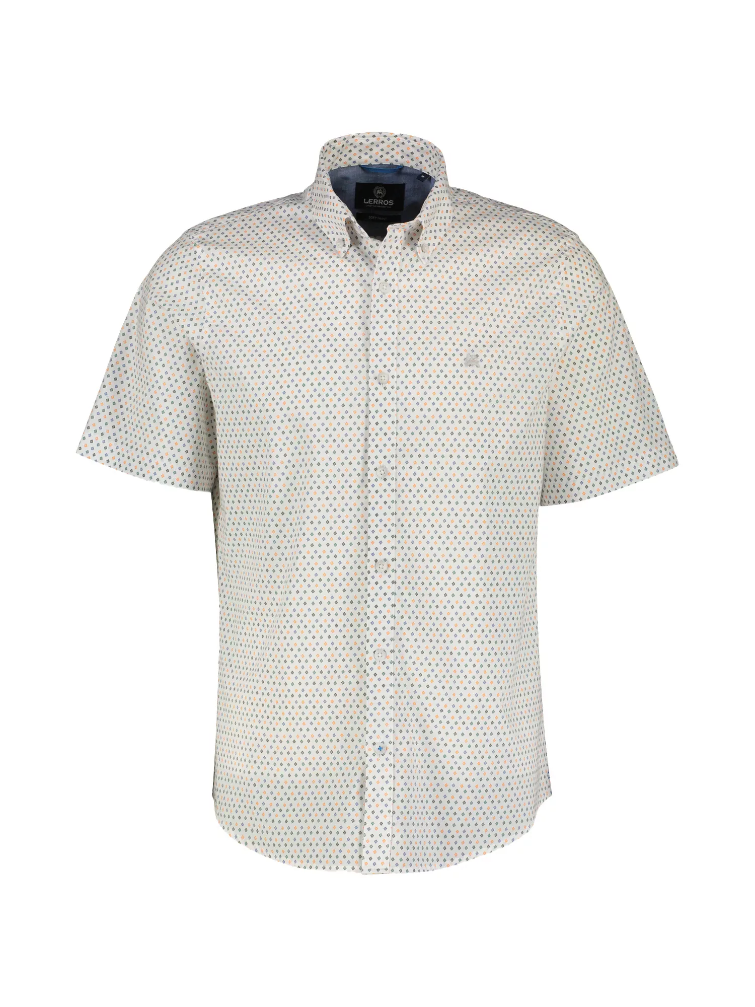 LERROS Kurzarmhemd "LERROS Kurzarmhemd mit geometrischem Muster" günstig online kaufen