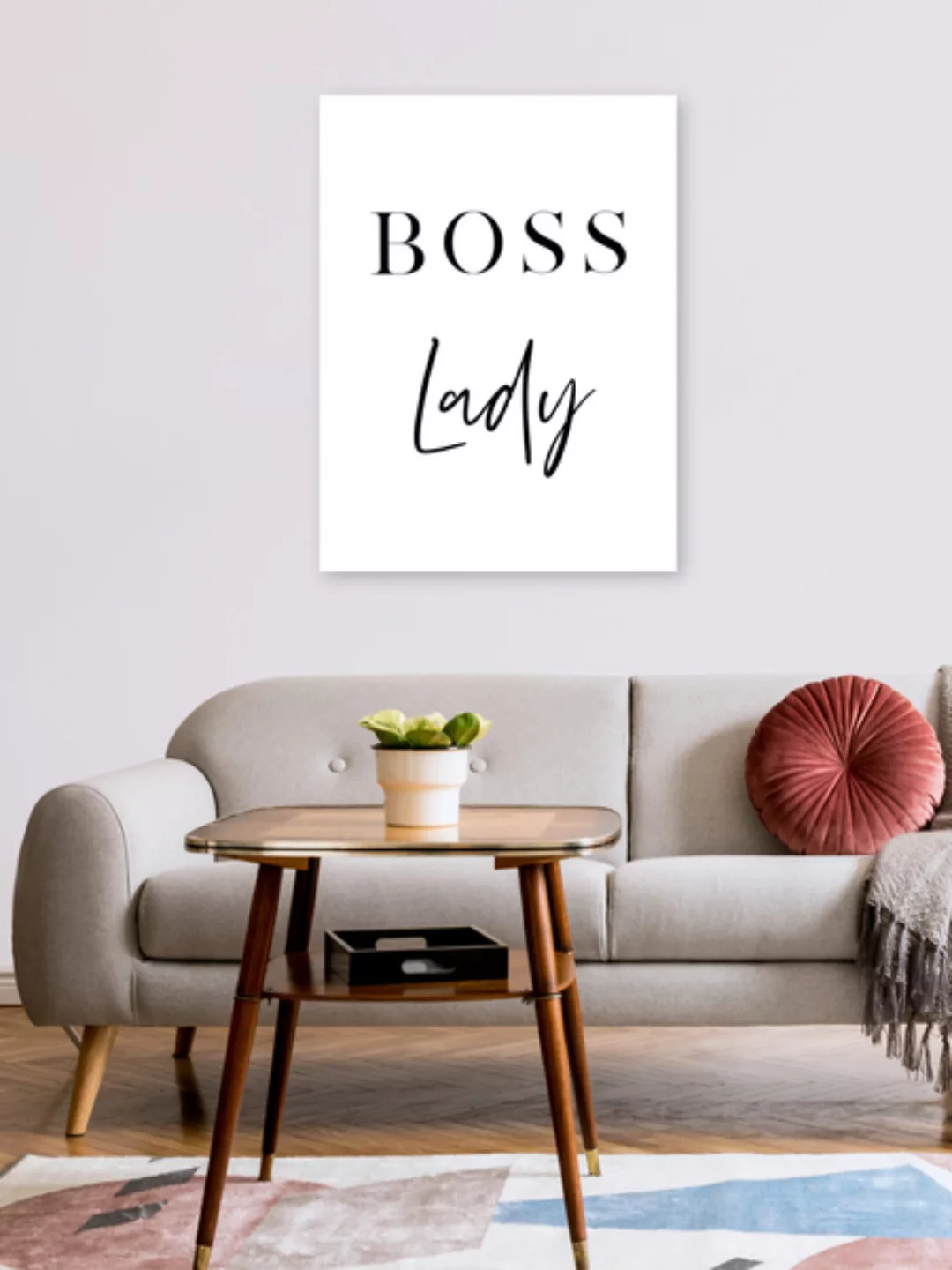 Poster / Leinwandbild - Boss Lady günstig online kaufen
