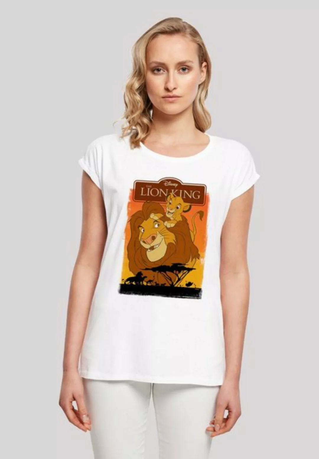 F4NT4STIC T-Shirt König der Löwen Simba und Mufasa Print günstig online kaufen
